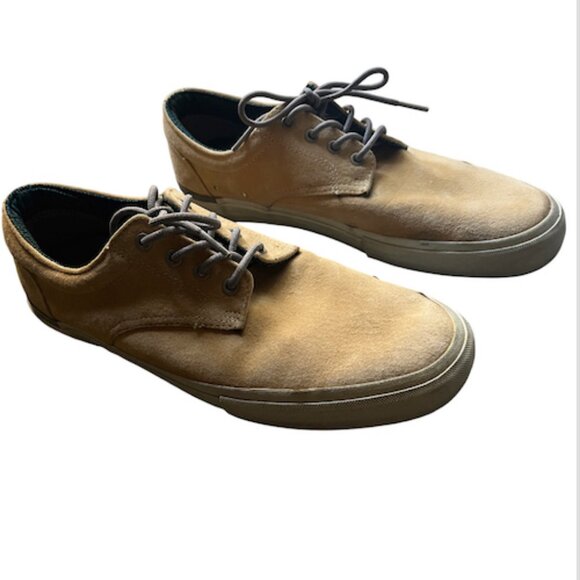 VANS SYNDICATE JASON DILL DERBY, WHEAT LEATHER/ WHITE Mens Size 10 - Picture 2 of 6